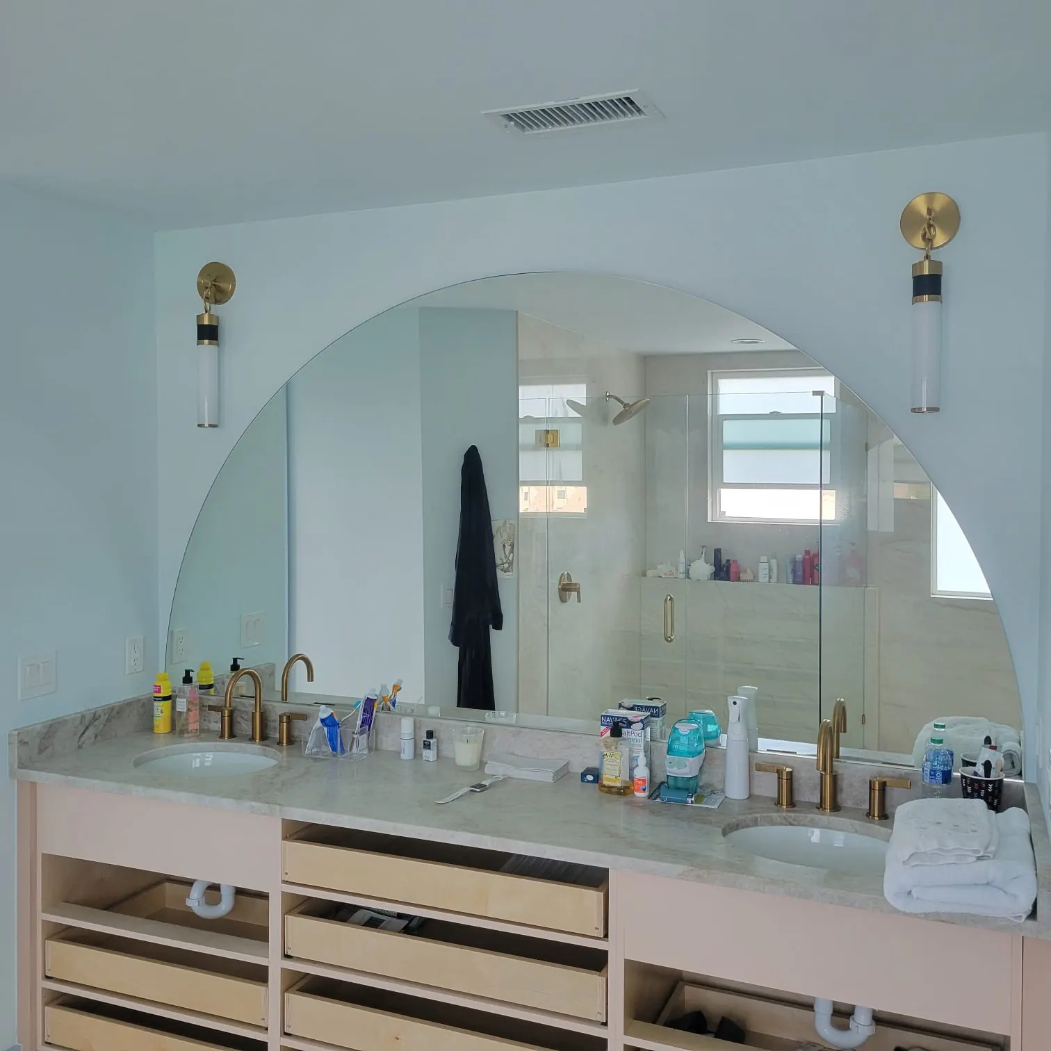 after normal mirror installation in Southwest Florida