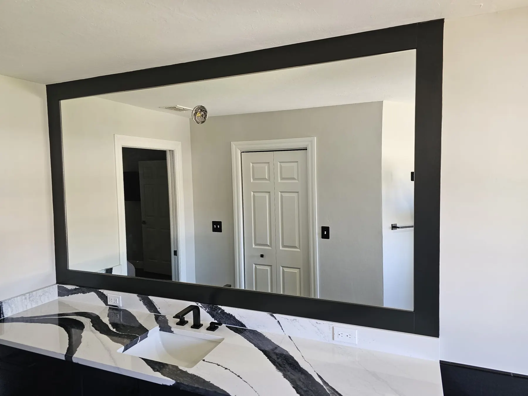 after normal mirror installation in Southwest Florida